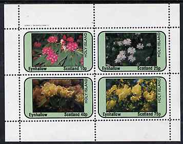 Eynhallow 1982 Flowers #09 perf,set of 4 values (10p - 75p) unmounted mint