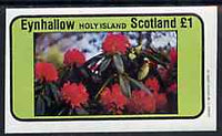 Eynhallow 1982 Flowers #09 imperf,souvenir sheet (£1 value) unmounted mint