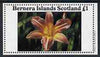 Bernera 1982 Flowers #11 (Lily) imperf,souvenir sheet (£1 value) unmounted mint