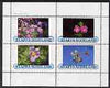 Staffa 1982 Flowers #14 perf,set of 4 values (10p to 75p) unmounted mint