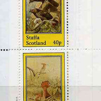 Staffa 1982 Birds #41 (Eagle & Hoopoe) perf set of 2 values (40p & 60p) unmounted mint