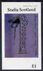 Staffa 1982 Roman Antiqueties imperf souvenir sheet (£1 value Bronze Brooch) unmounted mint
