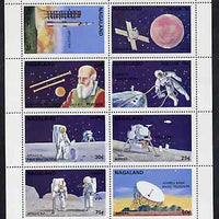 Nagaland 1972 Space complete perf set of 8 unmounted mint