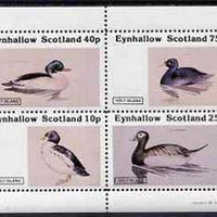 Eynhallow 1981 Ducks #4 perf,set of 4 values (10p to 75p) unmounted mint