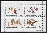 Eynhallow 1981 Trees (Fruits & Berries) perf,set of 4 values (10p to 75p) unmounted mint