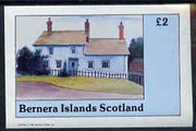 Bernera 1982 Architecture imperf deluxe sheet (£2 value 17th Century House) unmounted mint