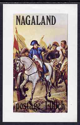 Nagaland 1972 Napoleon imperf souvenir sheet (1ch value) unmounted mint