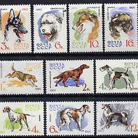 Russia 1965 Hunting & Service Dogs set of 10 unmounted mint, SG 3093-3104, Mi 3020-29*