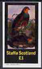 Staffa 1982 Game Birds imperf,souvenir sheet (£1 value) unmounted mint