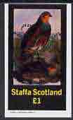 Staffa 1982 Game Birds imperf,souvenir sheet (£1 value) unmounted mint