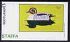 Staffa 1982 Teal Duck imperf,souvenir sheet (£1 value) unmounted mint