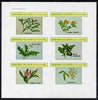 Bernera 1982 Plants #2 (Mistletoe, Thorn Apple, etc) imperf set of 6 values (15p to 75p) unmounted mint