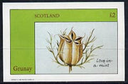 Grunay 1982 Flower Seeds (Love-in-a-Mist) imperf deluxe sheet (£2 value) unmounted mint