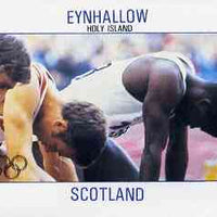 Eynhallow 1984 Los Angeles Olympic Games (Running) imperf deluxe sheet (£2 value) unmounted mint