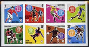 Bernera 1978 Football World Cup imperf set of 8 values (1p to 30p) unmounted mint