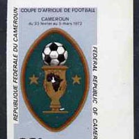 Cameroun 1972 Africa Cup Football Championships 20f (Cup) imperf from limited printing, as SG 635 unmounted mint