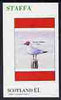 Staffa 1982 Birds #44 (Black Headed Gull) imperf souvenir sheet (£1 value) unmounted mint