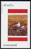 Staffa 1982 Birds #44 (Common Gull) imperf deluxe sheet (£2 value) unmounted mint