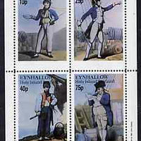 Eynhallow 1981 Naval Uniforms complete perf,set of 4 values (10p & 75p) unmounted mint