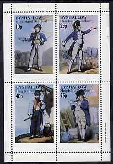 Eynhallow 1981 Naval Uniforms complete perf,set of 4 values (10p & 75p) unmounted mint
