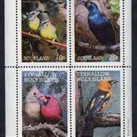 Eynhallow 1981 Birds #19 perf,set of 4 values (10p to 75p) unmounted mint