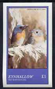 Eynhallow 1981 Birds #19 imperf souvenir sheet (£1 value) unmounted mint