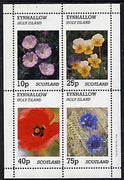 Eynhallow 1981 Flowers #05 perf,set of 2 values (40p & 60p values) unmounted mint