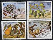 Monaco 1989 Seasons of the Pear Tree set of 4 pre-cancels unmounted mint, SG 1952-55, Mi 1924-27