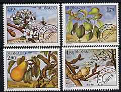 Monaco 1989 Seasons of the Pear Tree set of 4 pre-cancels unmounted mint, SG 1952-55, Mi 1924-27