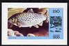 Iso - Sweden 1973 Fish (River Trout) imperf souvenir sheet (300 value) unmounted mint