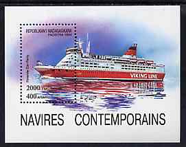 Madagascar 1994 Ships (Car Ferry) unmounted mint m/sheet, Mi BL 264