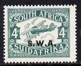 South West Africa 1930 Air 4d (later printing) unmounted mint, SG 70b