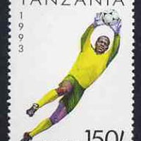 Tanzania 1993 Football 150s from Summer Sports set of 7, SG 1510,,Mi 1471 unmounted mint