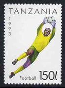 Tanzania 1993 Football 150s from Summer Sports set of 7, SG 1510,,Mi 1471 unmounted mint