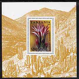Tanzania 1995 Cacti unmounted mint m/sheet, Mi BL 297