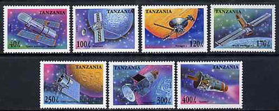 Tanzania 1994 Space Research unmounted mint set of 7, SG 2050-56, Mi 2017-23