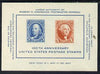 United States 1947 US Stamp Centenary m/sheet unmounted mint SG MS 945