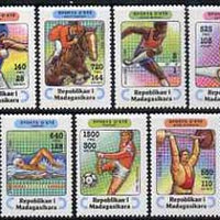 Madagascar 1994 Sports unmounted mint set of 7, Mi 1709-15*