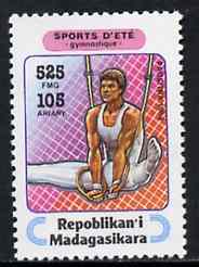 Madagascar 1994 Rings 525f + 105 from Sports set of 7, Mi 1711 unmounted mint