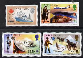 Antigua 1975 provisional surcharges set of 4 unmounted mint, SG 422-25