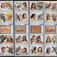 Cuba 1987 Latin American History (2nd Series - Natives & Birds) set of 20 unmounted mint, SG 3276-95