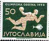 Yugoslavia 1956 Water Polo 50d from Olympic Games set of 8 unmounted mint, SG 840, Mi 809