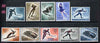 San Marino 1955 Cortina Winter Olympic Games unmounted mint set of 10, SG 496-505, Mi 535-44