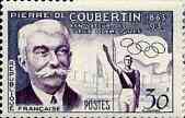 France 1956 Pierre Coubertin Commemoration unmounted mint, SG 1313*