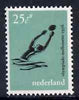 Netherlands 1956 Water Polo 25c+8c from Melbourne Olympic Games set of 5 unmounted mint, SG 834