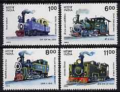 India 1993 Mountain Locomotives complete set of 4 unmounted mint, SG 1537-40*