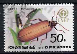 North Korea 1992 Beetle 50ch from World Environment Day set of 8 fine cto used, SG N3203*