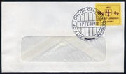 Cinderella - Great Britain 1971 Strike Post - window envelope bearing 10p ‘City of London Delivery’ yellow adhesive tied by COL date stamp for 17th February