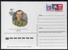 Russia 1984 Heroes of USSR (Belyaev) 4k postal stationery card (Belyaev & Space Capsule) unused and very fine