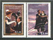 Easdale 1998 Scenes from the Film 'Titanic' set of 2 x £1 values unmounted mint*